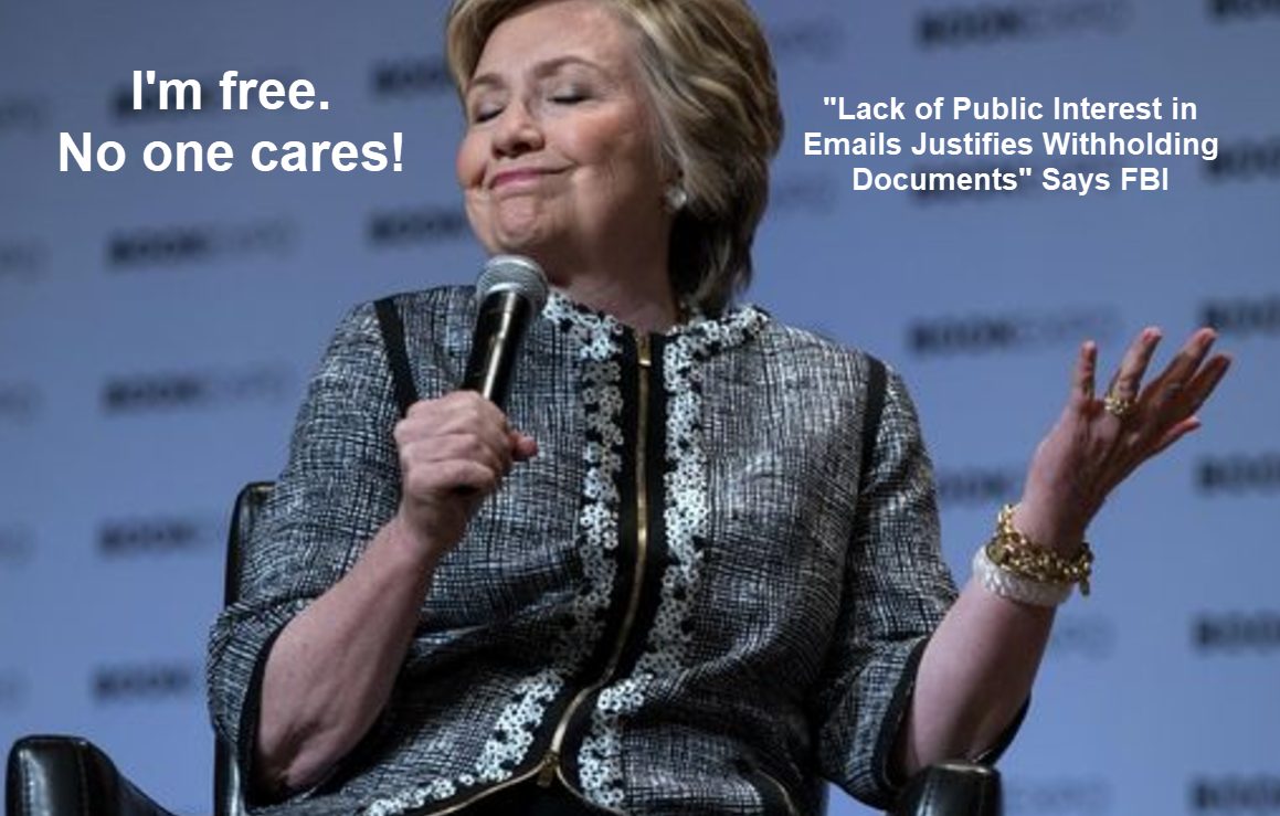 Hillary Running Is Hillary Running the FBI? “Lack of Public Interest in Emails ...