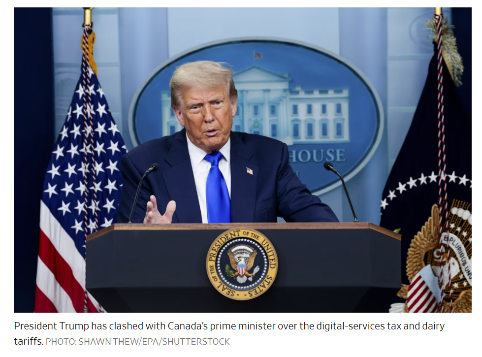 Trump Stops Trade Talks with Canada Over Its Digital Services Tax ...